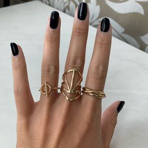 Set of Gold Rings